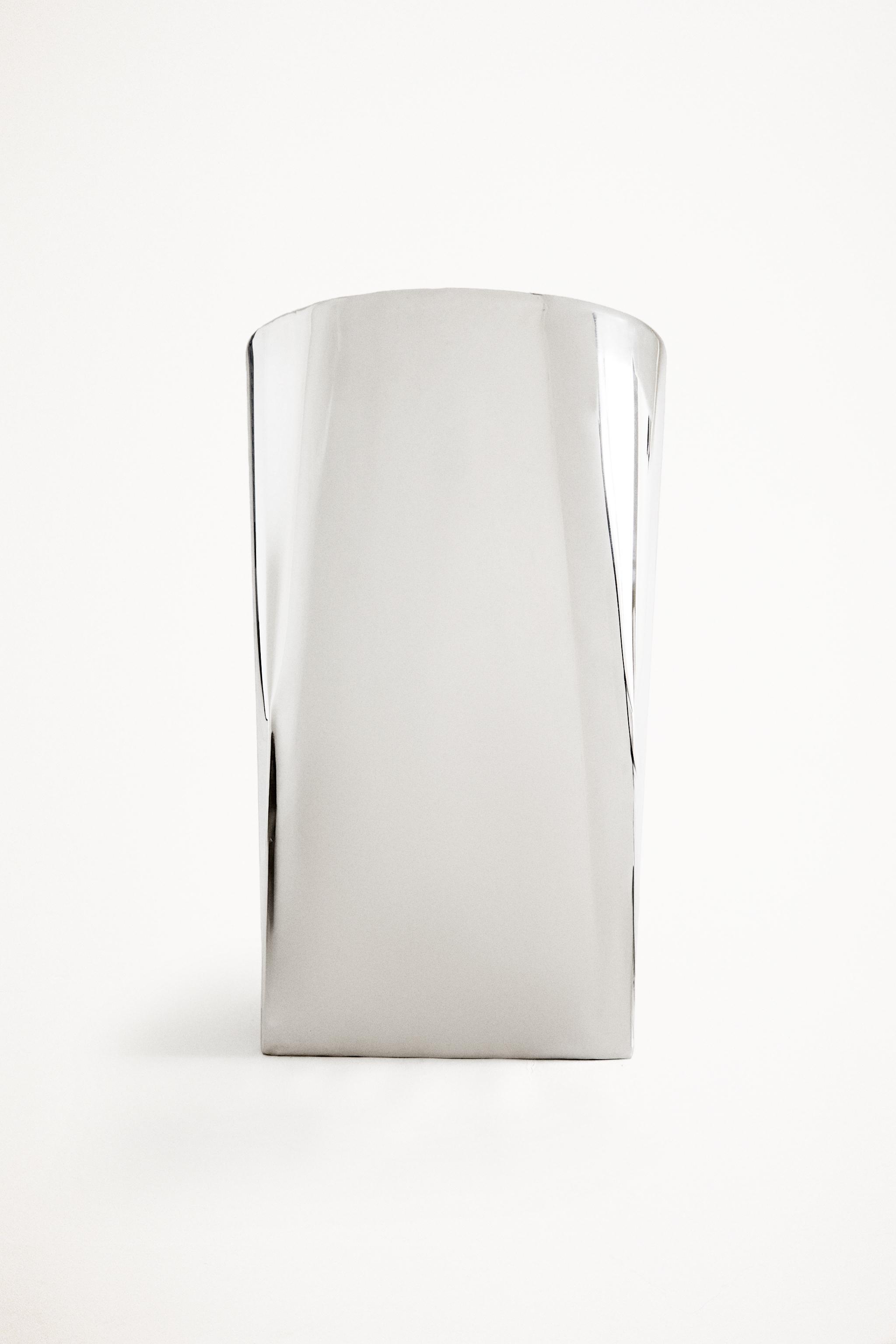 STAINLESS STEEL SIDE TABLE